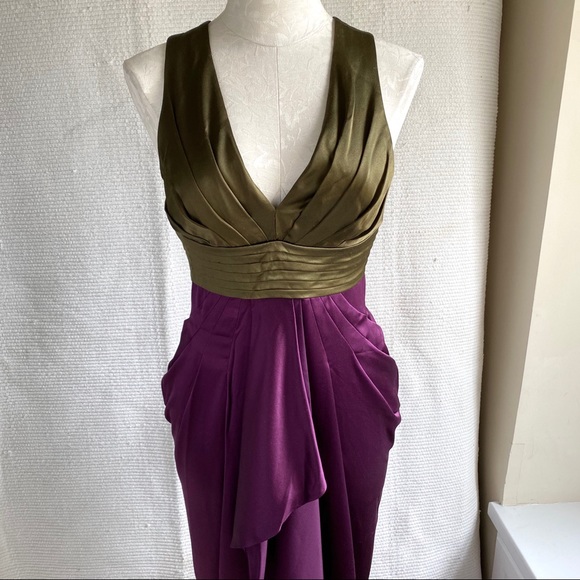 Catherine Malandrino 4 Silk Formal Gown Dress - Picture 3 of 8